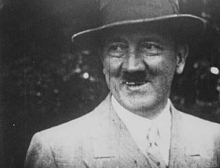 Adolf Hitler at the villa Wahnfried in Bayreuth 